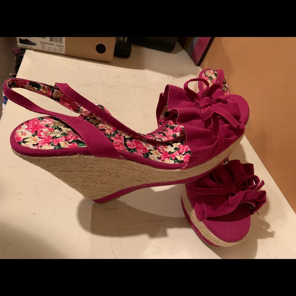 Wedge heel Pink Sandal